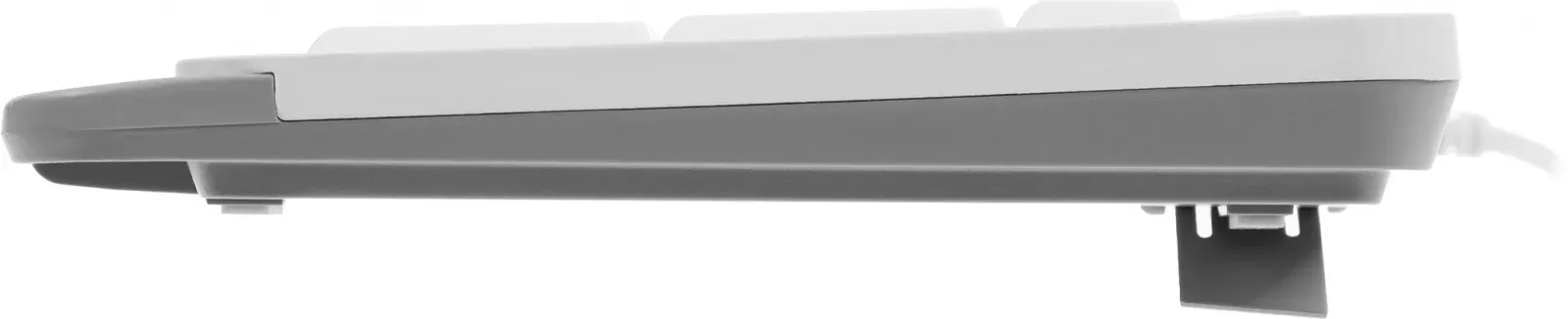 Клавиатура A4Tech FKS10 белый/серый USB подставка для запястий FKS10 WHITE кабель 1.5м - фото 4