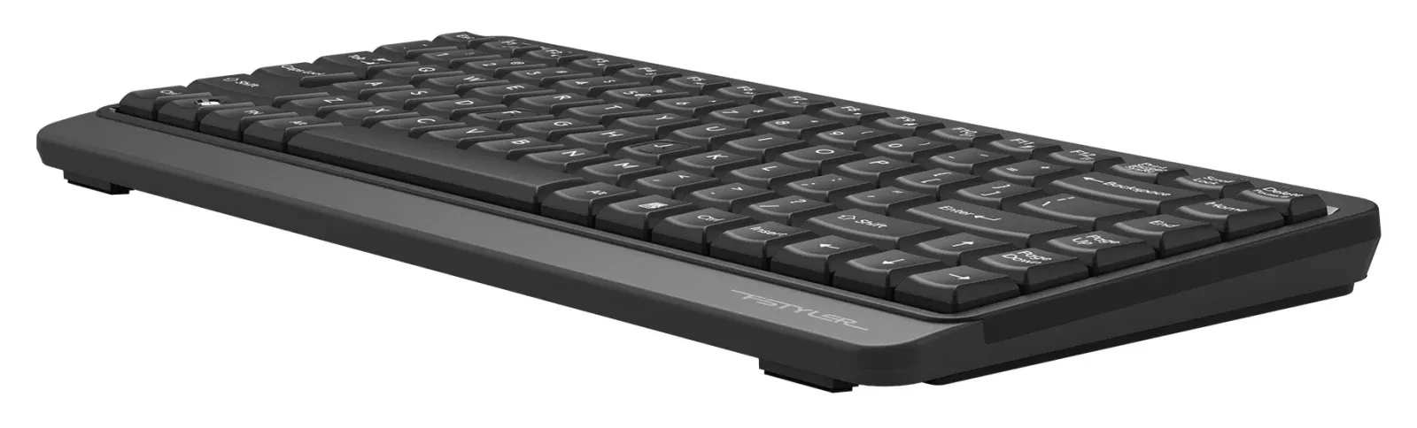Клавиатура A4Tech FKS11 черный/серый USB FKS11 GREY кабель 1.5м - фото 7