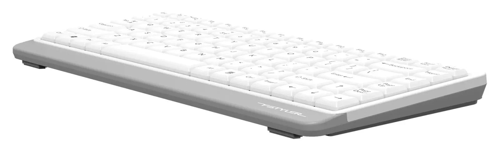 Клавиатура A4Tech FKS11 белый/серый USB FKS11 WHITE кабель 1.5м - фото 7