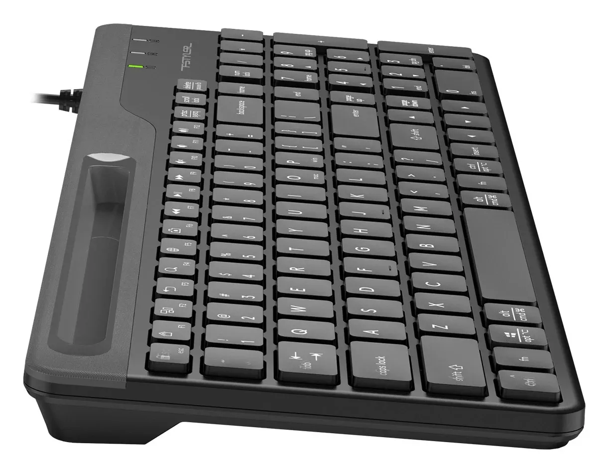 Клавиатура A4Tech FK25 черный/серый USB slim FK25 BLACK кабель 1.5м - фото 8