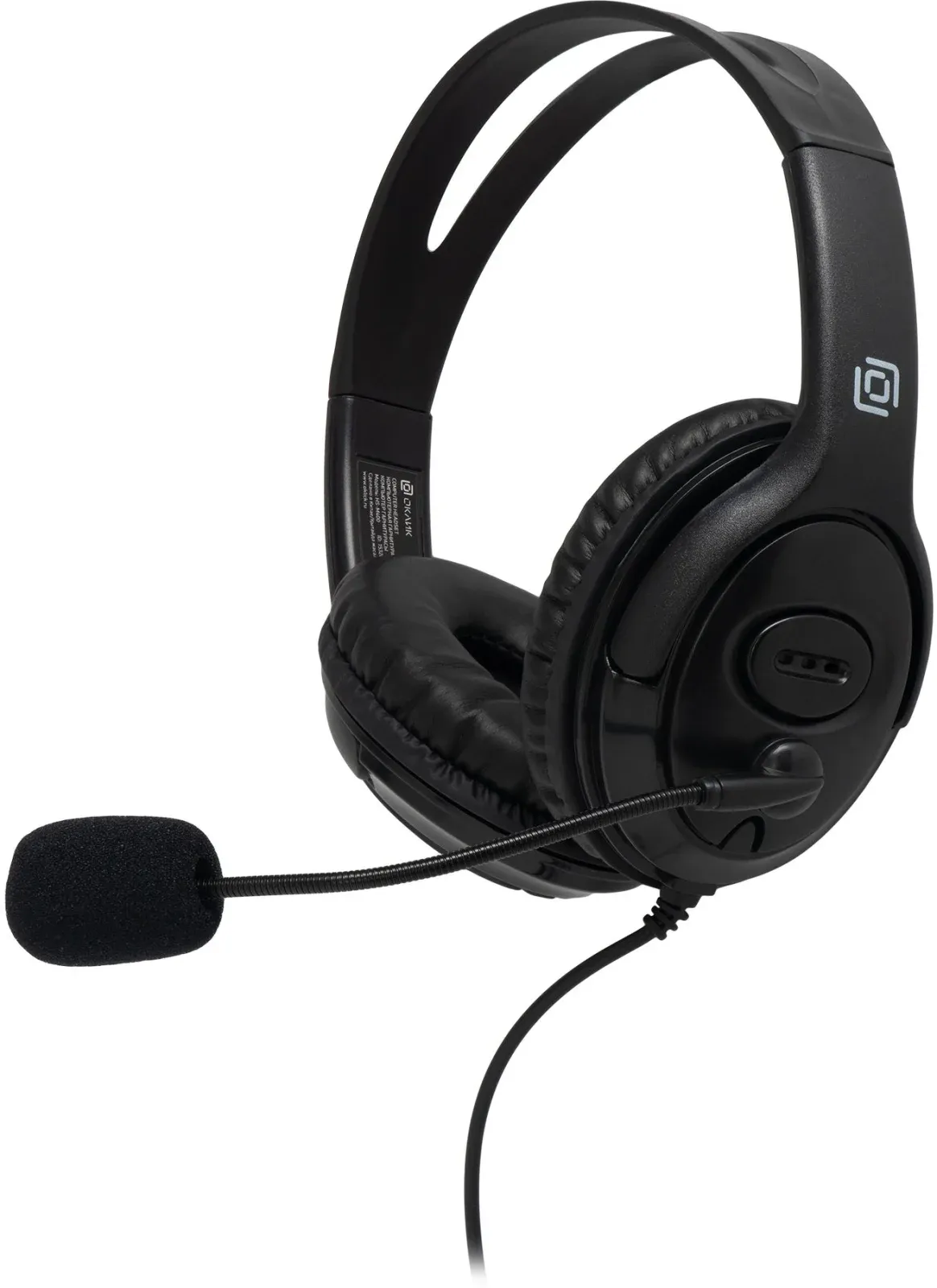 Гарнитуры наушники с микрофоном OKLICK HS-M400 черный