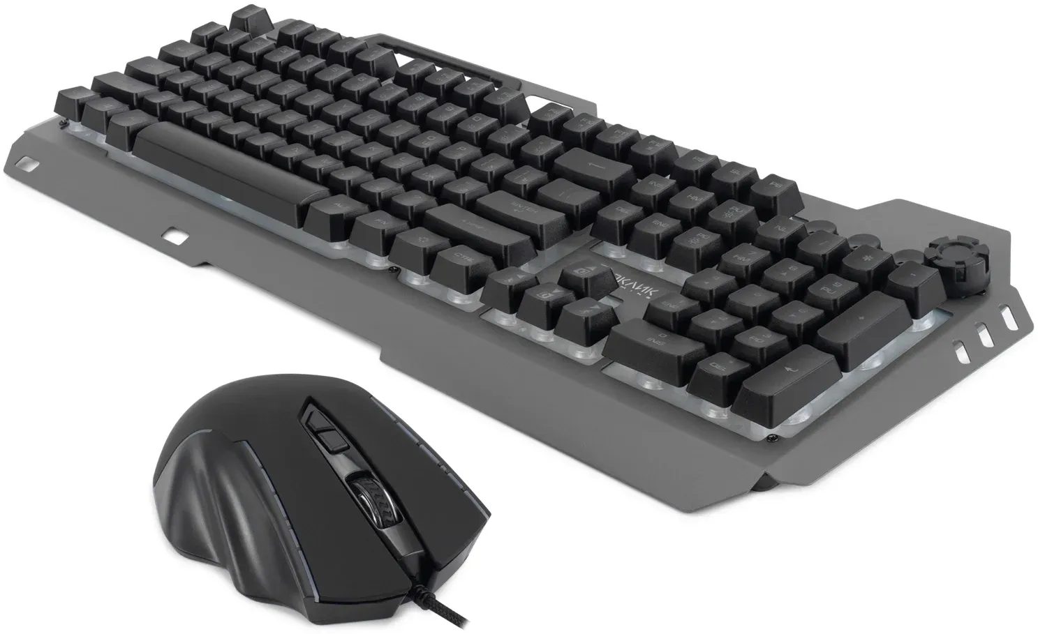 Клавиатура + мышь Оклик 700GMK клав:черный мышь:черный USB Multimedia LED 1533156 - фото 3