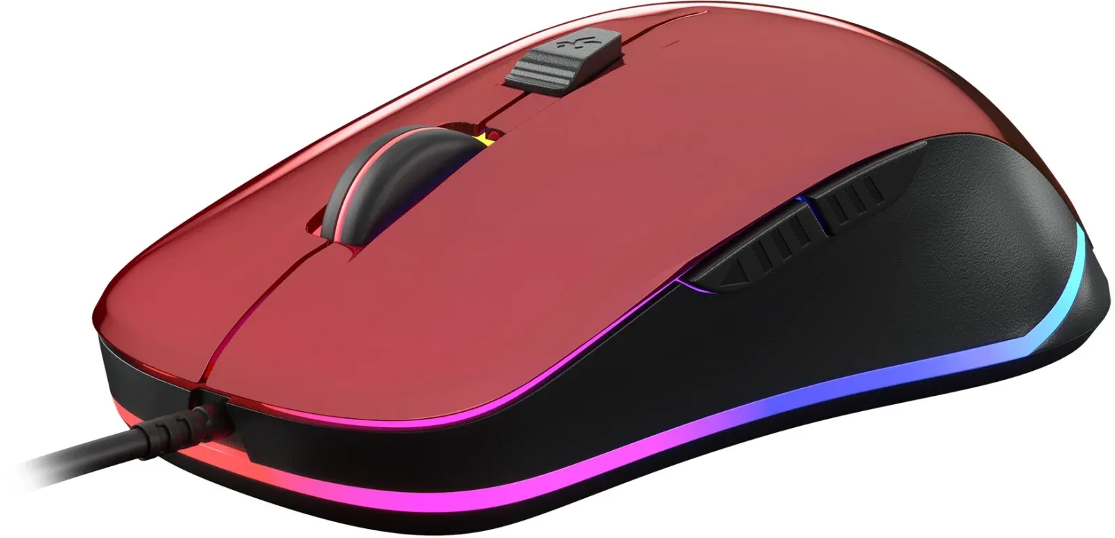 Мышь GMNG 850GM красный/черный оптическая 7200dpi USB 6but 1533460 - фото 4
