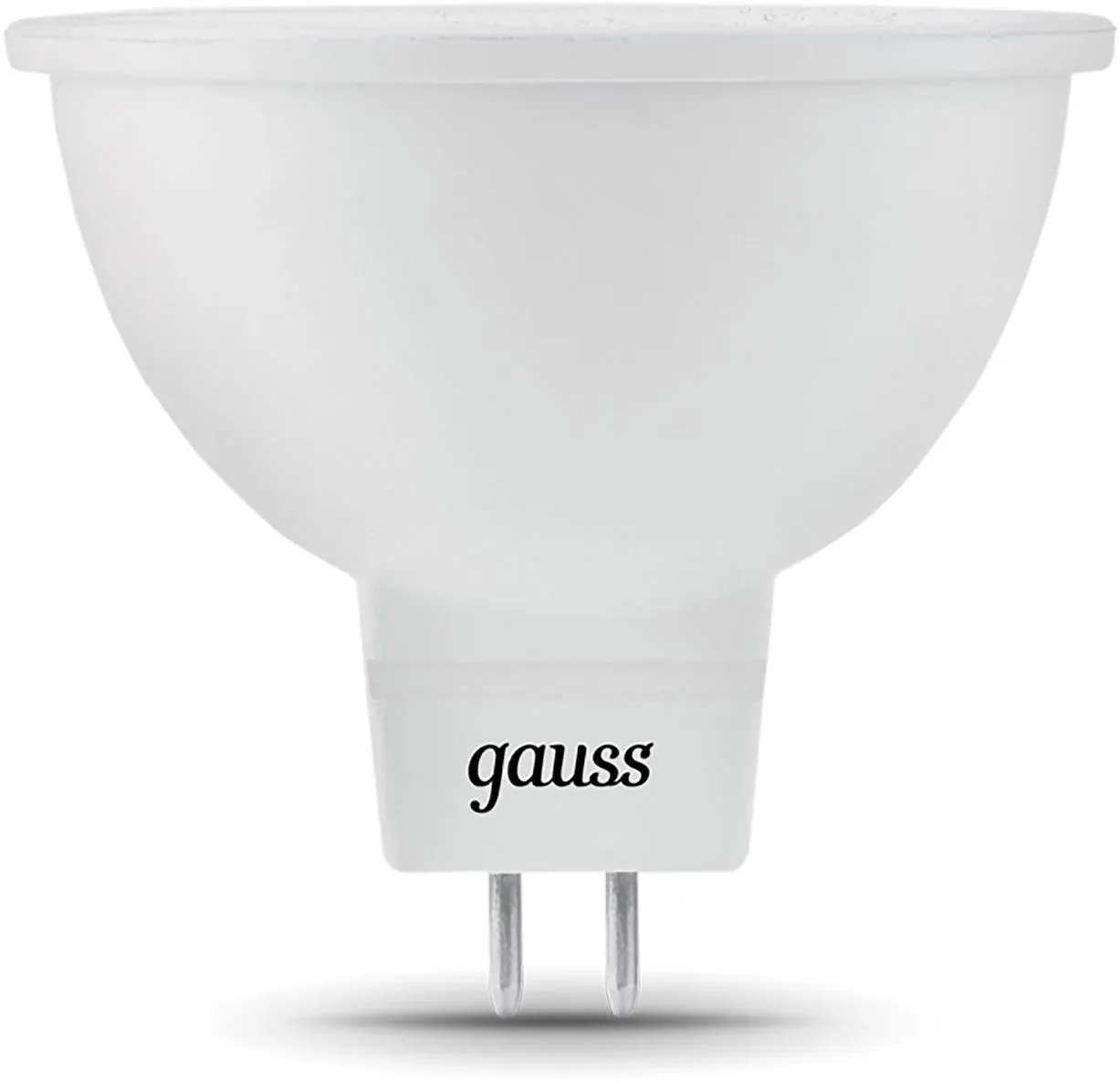 Лампа светодиодная Gauss Black 7Вт цок.:GU5.3 рефлек. 220B св.свеч.бел.нейт. MR16 упак.:10шт 101505207 - фото 2