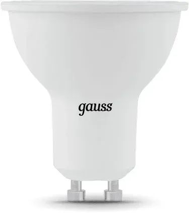 Лампа светодиодная Gauss Black 5Вт цок.:GU10 рефлек. 220B св.свеч.бел.нейт. MR16 упак.:10шт 101506205 - фото 4