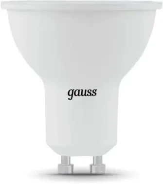 Лампа светодиодная Gauss Black 5Вт цок.:GU10 рефлек. 220B св.свеч.бел.нейт. MR16 упак.:10шт 101506205 - фото 5