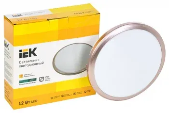 Светильник IEK ДПБ3201 12Вт 4000K бронзовый LDPB0-3201-12-4000-K01 - фото 4