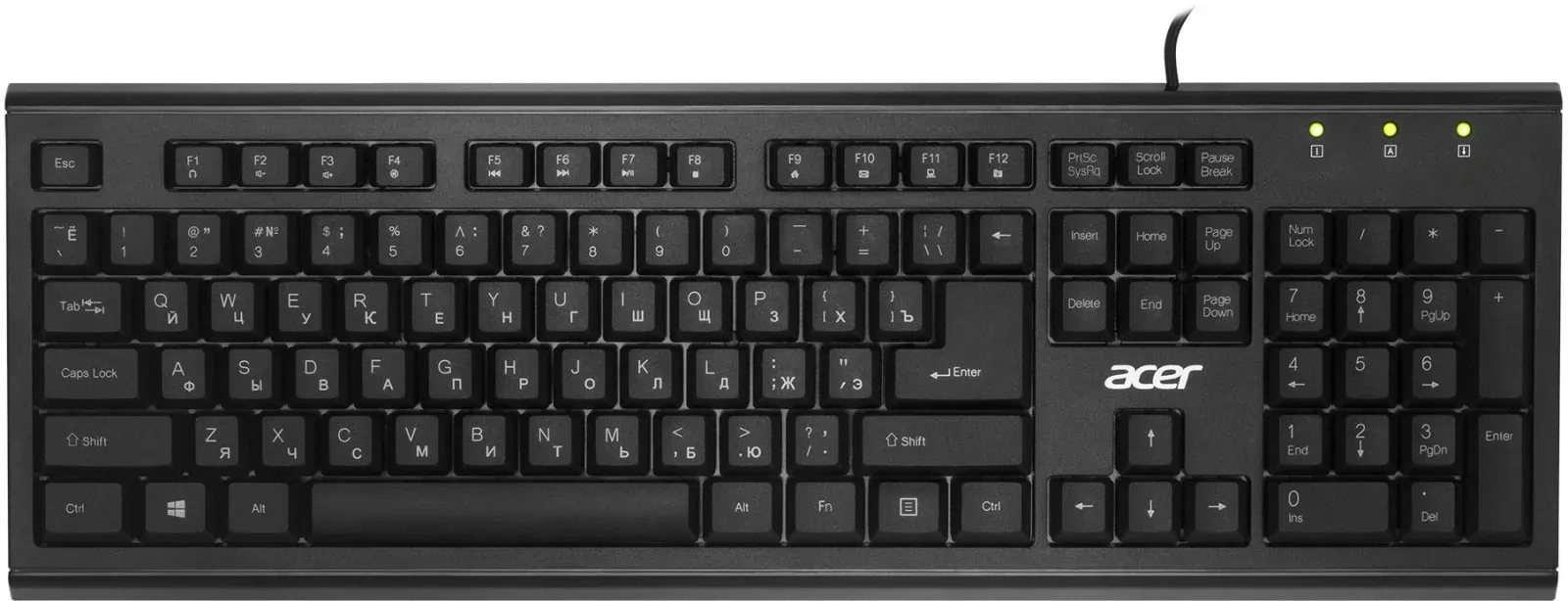Клавиатуры ACER OKW120 черный - фото 2