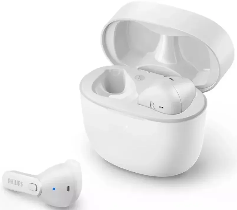 Гарнитура вкладыши Philips TAT2236WT/00 белый беспроводные bluetooth в ушной раковине - фото 2
