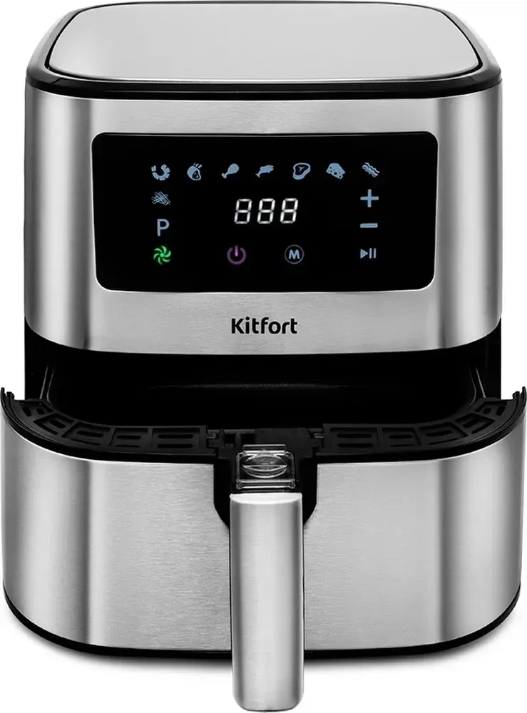 Аэрогриль Kitfort KT-2228 5.5л 1700Вт серебристый КТ-2228 - фото 8