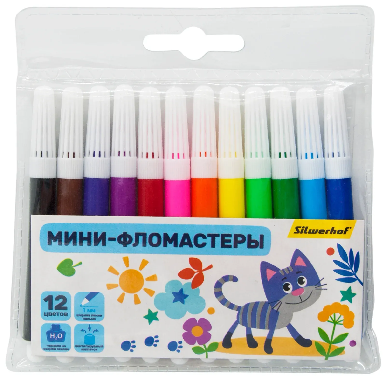 Фломастеры SILWERHOF Веселые друзья