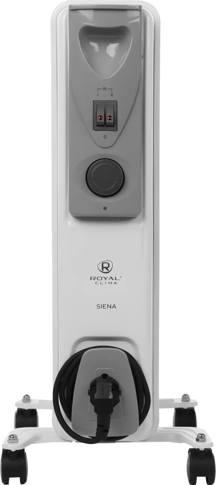 Радиатор масляный Royal Clima Siena ROR-S7-1500M 1500Вт белый/серый - фото 3
