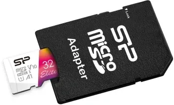 Флеш карта microSDHC 32GB Silicon Power SP032GBSTHBV1V20SP Elite + adapter - фото 8