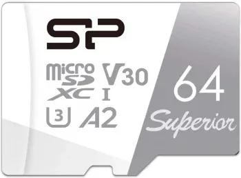 Флеш карта microSDXC 64GB Silicon Power SP064GBSTXDA2V20SP Superior + adapter - фото 8
