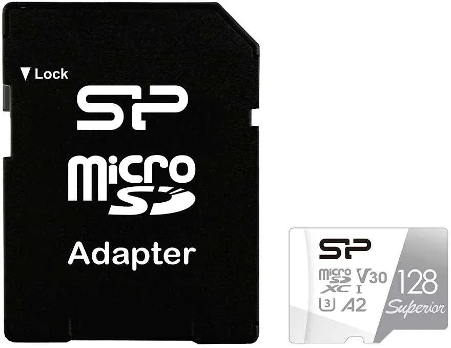 Флеш карта microSDXC 128GB Silicon Power SP128GBSTXDA2V20SP Superior + adapter - фото 6