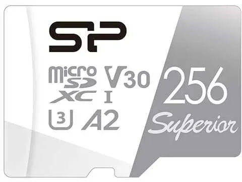 Флеш карта microSDXC 256GB Silicon Power SP256GBSTXDA2V20SP Superior + adapter - фото 1