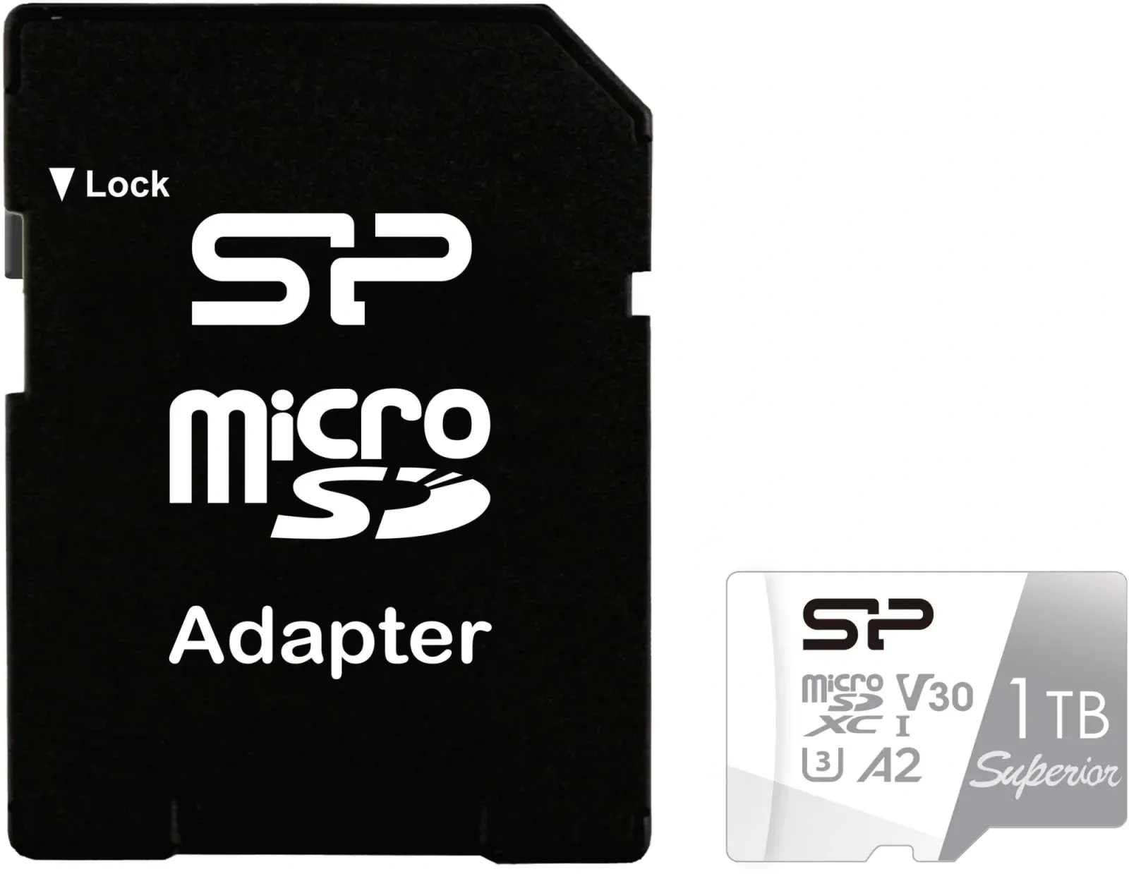 Флеш карта microSDXC 1TB Silicon Power SP001TBSTXDA2V20SP Superior + adapter - фото 2