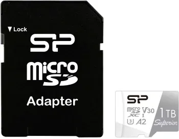 Флеш карта microSDXC 1TB Silicon Power SP001TBSTXDA2V20SP Superior + adapter - фото 5