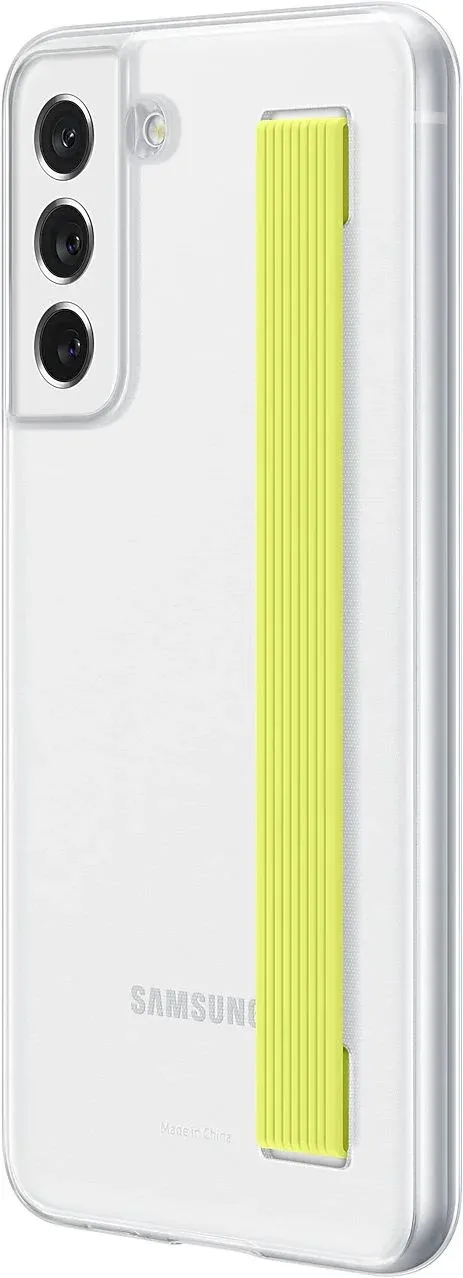 Чехол клип-кейс Samsung для Samsung Galaxy S21 FE Slim Strap Cover белый EF-XG990CWEGRU - фото 4