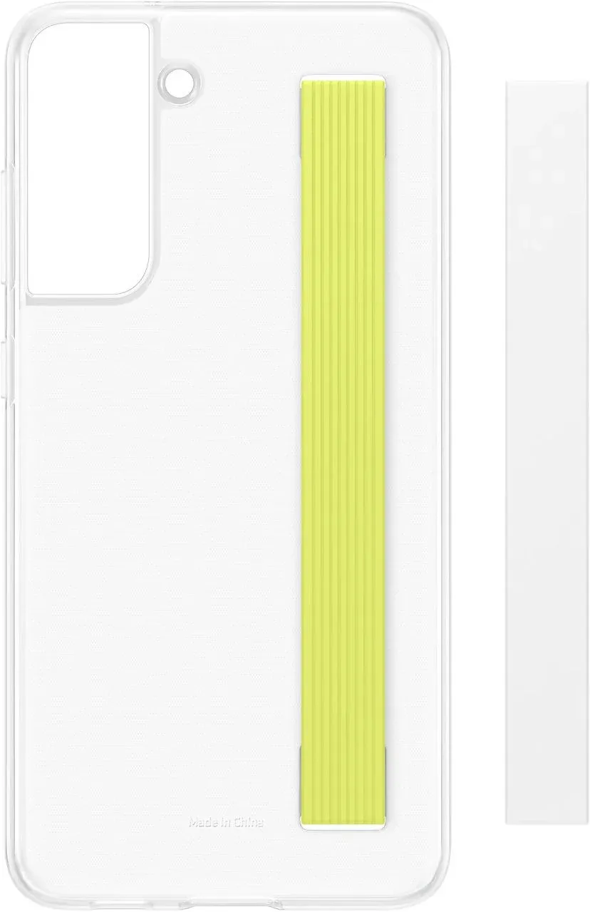Чехол клип-кейс Samsung для Samsung Galaxy S21 FE Slim Strap Cover белый EF-XG990CWEGRU - фото 6