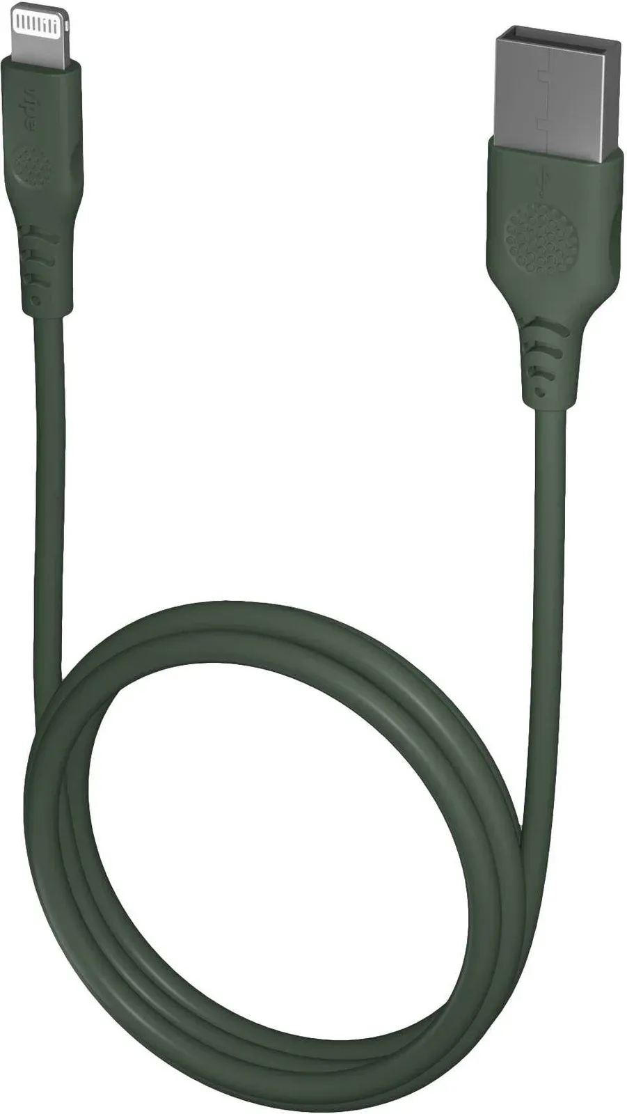 Кабель Vipe VPCBLMFIPVCGRN USB m-Lightning m 1.2м зеленый - фото 3