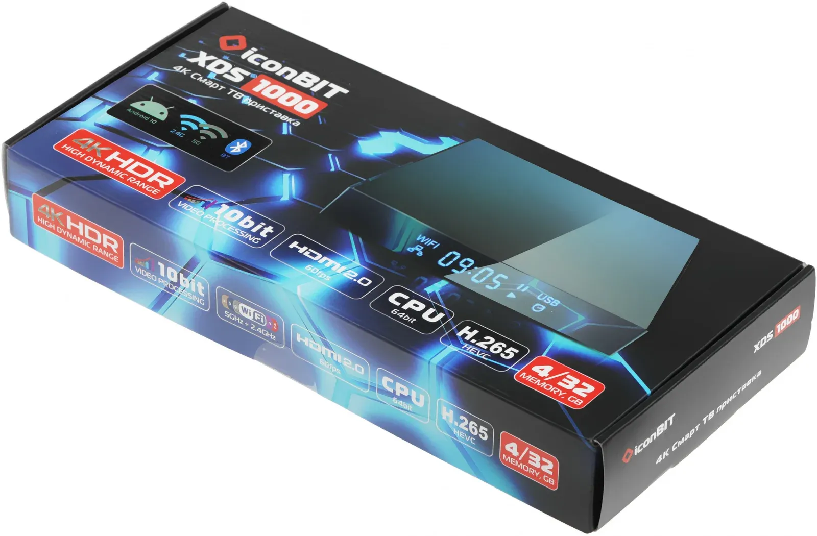 Медиаплееры ICONBIT XDS 1000 черный