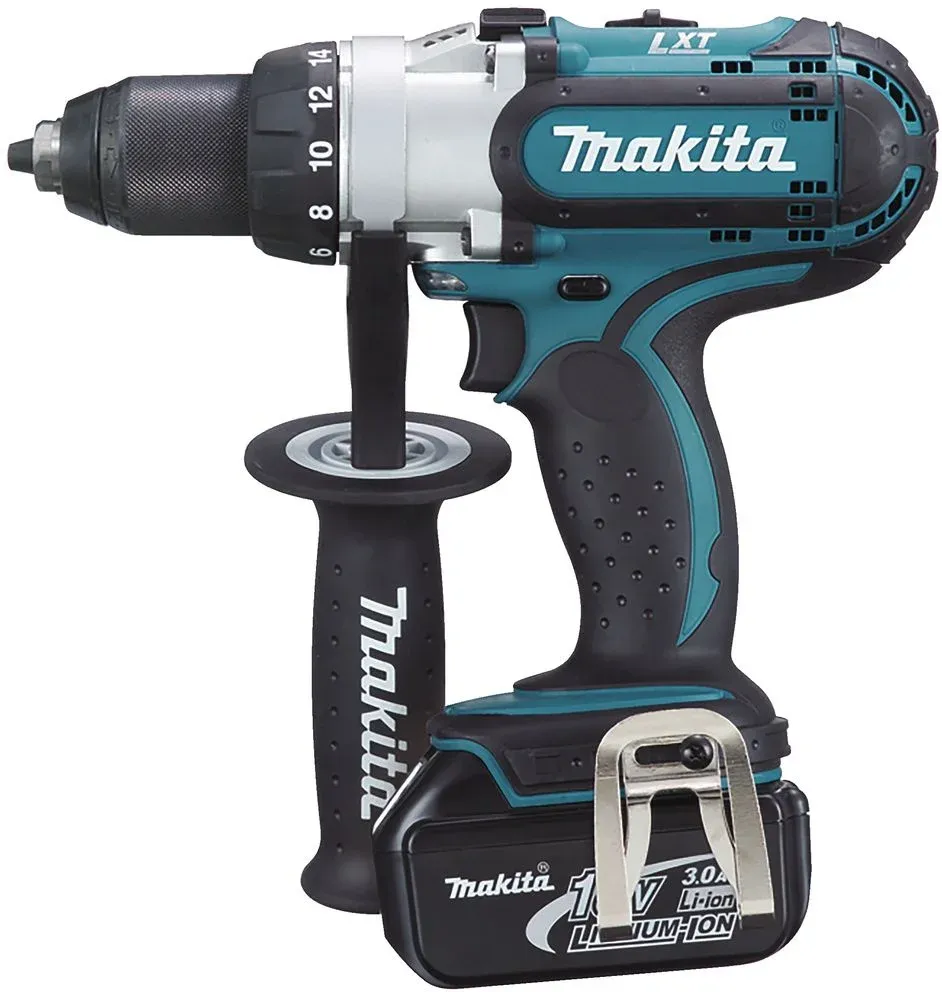 Дрель-шуруповерт Makita DDF451RFE аккум. патрон:быстрозажимной кейс в комплекте - фото 2