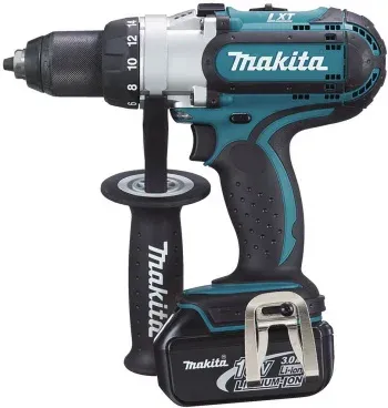 Дрель-шуруповерт Makita DDF451RFE аккум. патрон:быстрозажимной кейс в комплекте - фото 5