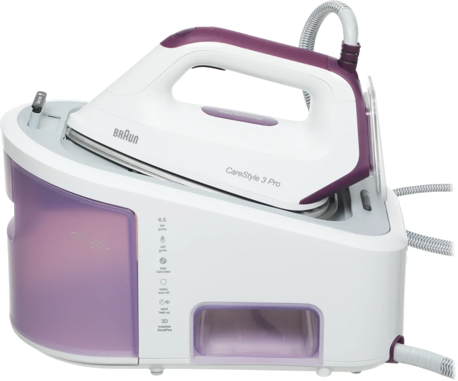 Парогенератор Braun IS3155VI SS 2400Вт белый - фото 5