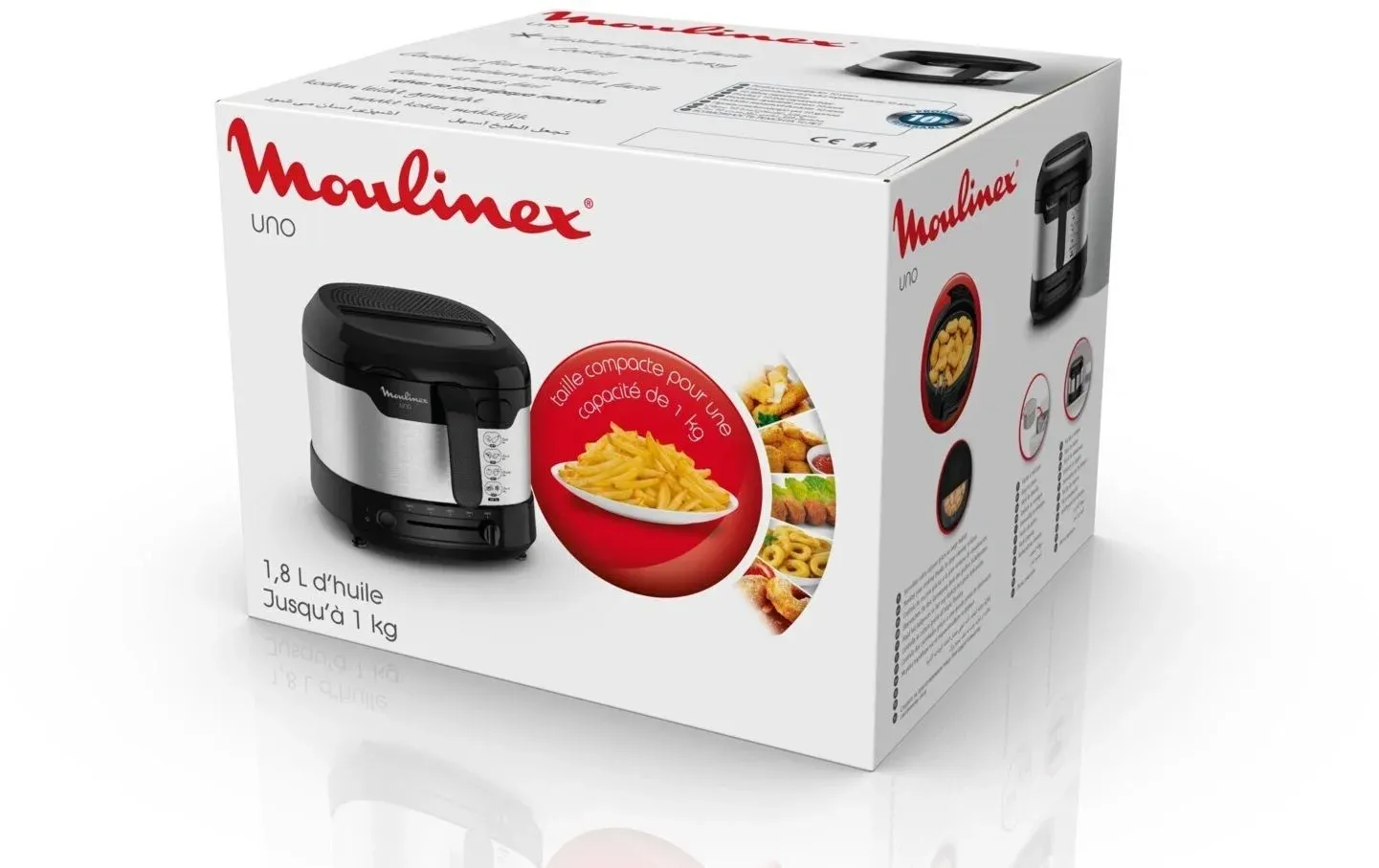 Фритюрница Moulinex AF215D10 1600Вт серебристый/черный - фото 7