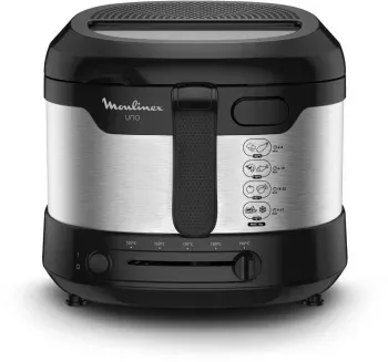 Фритюрница Moulinex AF215D10 1600Вт серебристый/черный - фото 8