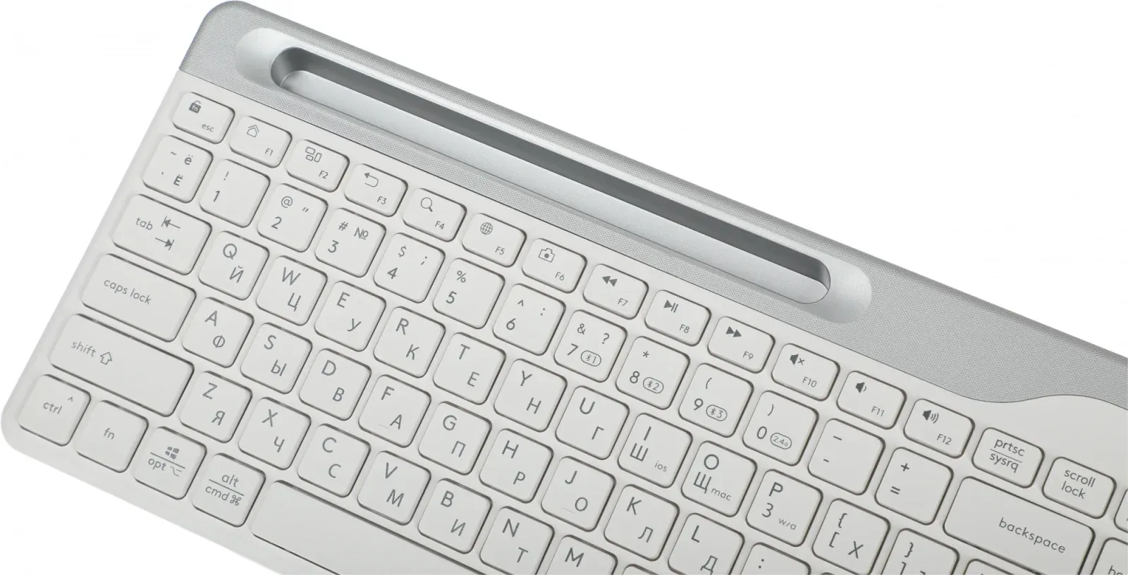 Клавиатуры A4TECH FBK25 белый/серый - фото 4