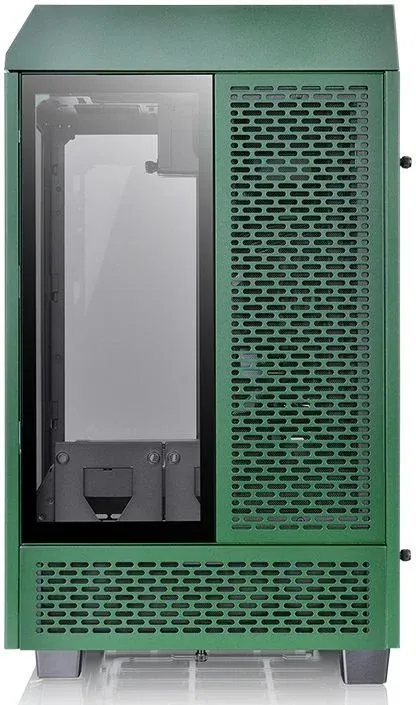 Корпус Thermaltake The Tower 100 Racing зеленый без БП miniITX 1x120mm 3x140mm 2xUSB3.0 audio bott PSU - фото 5