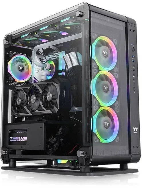 Корпус Thermaltake Core P6 TG черный без БП ATX 13x120mm 8x140mm 2xUSB2.0 2xUSB3.0 audio bott PSU - фото 4