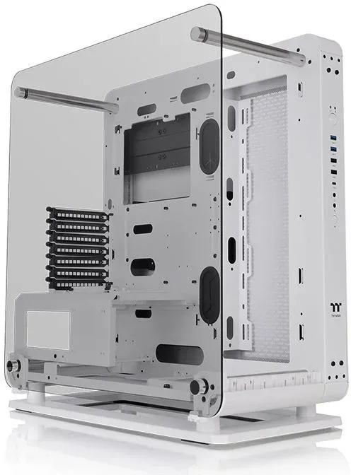 Корпус Thermaltake Core P6 TG белый без БП ATX 13x120mm 8x140mm 2xUSB2.0 2xUSB3.0 audio bott PSU - фото 3