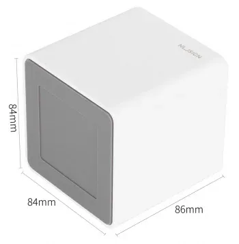 Подставка Deli ENS011WHITE Nusign 2отд. для письменных принадлежностей 84х84х86мм белый пластик - фото 6