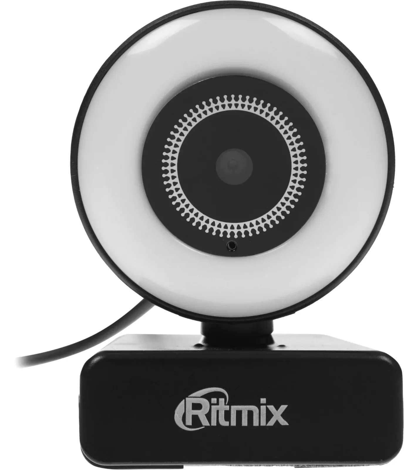 Камера Web Ritmix RVC-250 черный 5Mpix 2592x1944 USB2.0 с микрофоном - фото 2