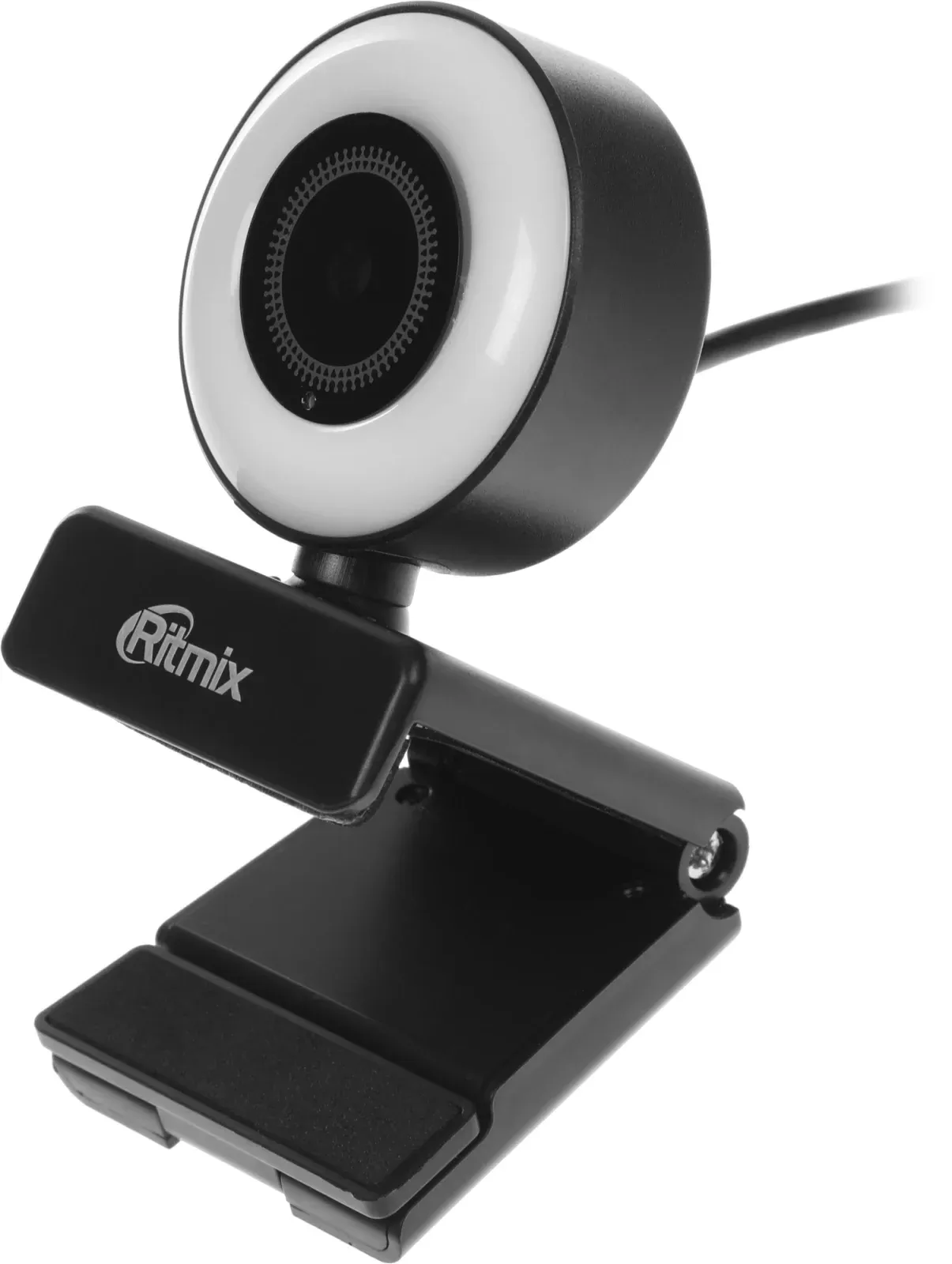Камера Web Ritmix RVC-250 черный 5Mpix 2592x1944 USB2.0 с микрофоном - фото 3