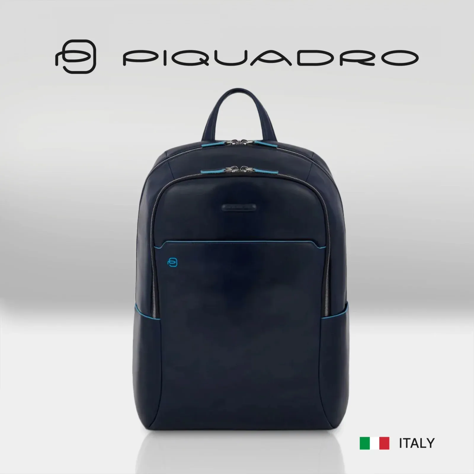 Рюкзак Piquadro Blue Square CA4762B2/BLU2 синий натур.кожа - фото 2
