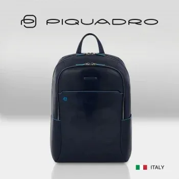 Рюкзак Piquadro Blue Square CA4762B2/BLU2 синий натур.кожа - фото 6