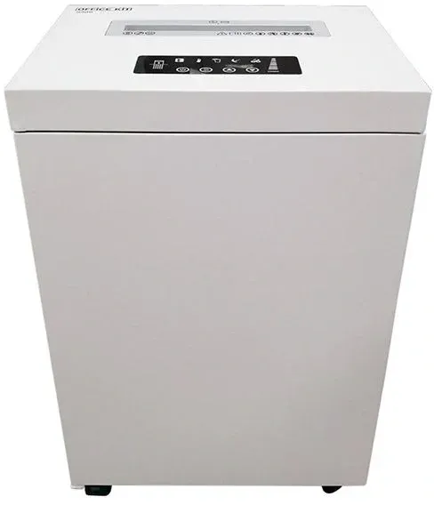 Шредер Office Kit S500 белый секр.P-5 фрагменты 17лист. 50лтр. скрепки скобы пл.карты CD - фото 3