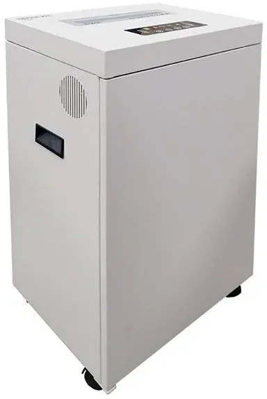 Шредер Office Kit S500 белый секр.P-5 фрагменты 17лист. 50лтр. скрепки скобы пл.карты CD - фото 4