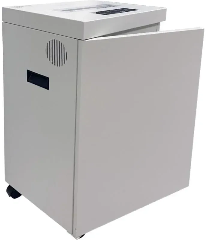 Шредер Office Kit S500 белый секр.P-5 фрагменты 17лист. 50лтр. скрепки скобы пл.карты CD - фото 6