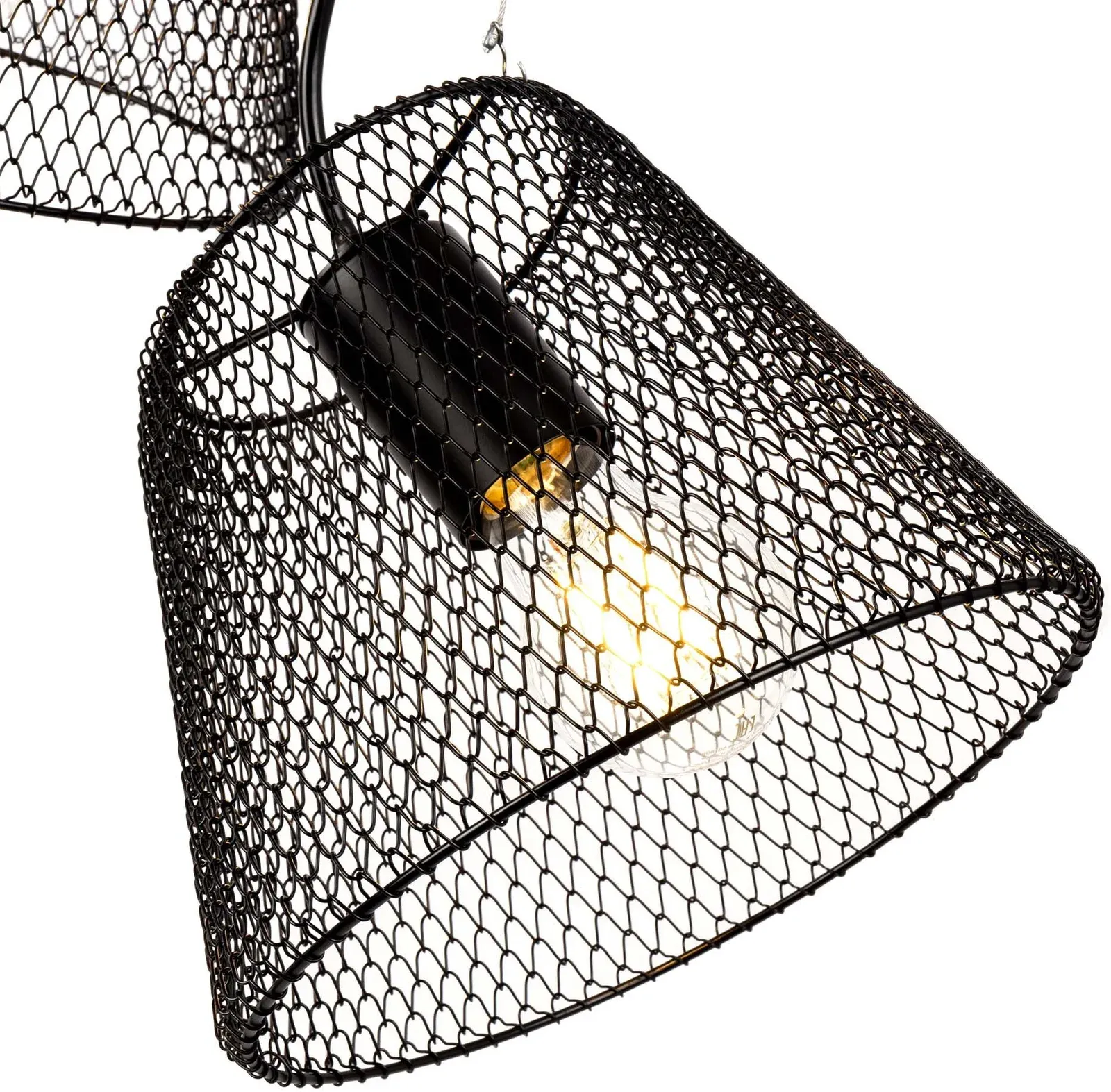 Светильник Hiper Grid H155-1 подвес. черный - фото 4