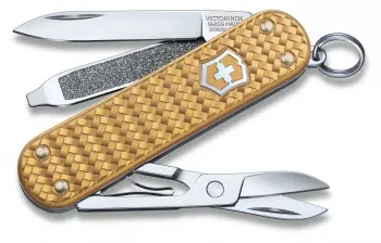 Нож перочинный Victorinox Classic Precious Alox 0.6221.408G 58мм 5функц. золотистый подар.коробка - фото 8