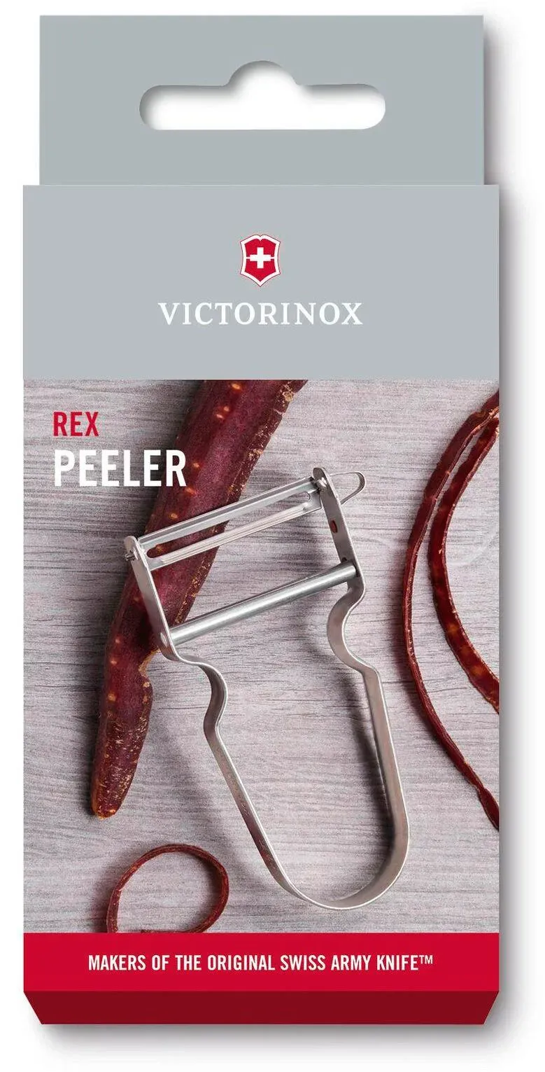 Овощечистка для овощей и фруктов Victorinox Rex серебристый упак.:европодвес 6.0900 - фото 4