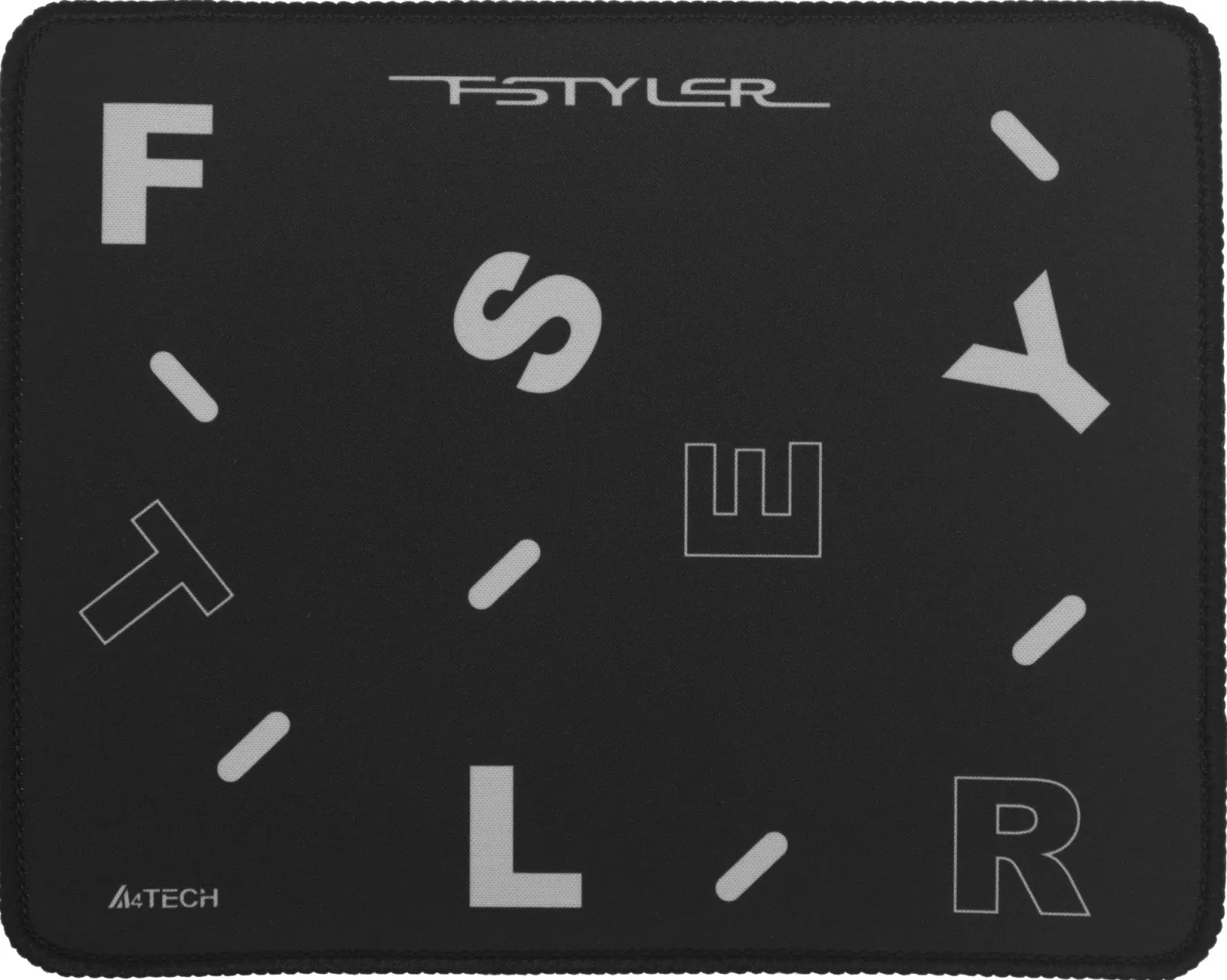 Коврик для мыши A4Tech FStyler FP25 Мини черный/белый 250x200x2мм FP25 BLACK, Small - фото 2