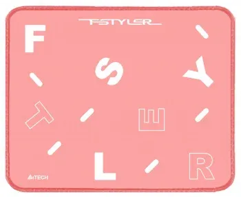 Коврик для мыши A4Tech FStyler FP25 Мини розовый/белый 250x200x2мм FP25 PINK, Small - фото 3
