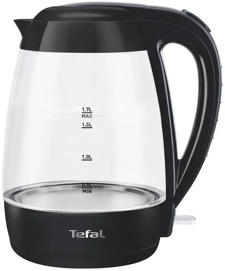 Чайник электрический Tefal KO450832 8010000465 1.7л. черный корпус: стекло/пластик 8010001400 - фото 6
