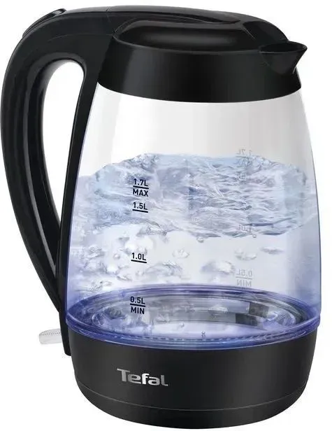 Чайник электрический Tefal KO450832 8010000465 1.7л. черный корпус: стекло/пластик 8010001400 - фото 8